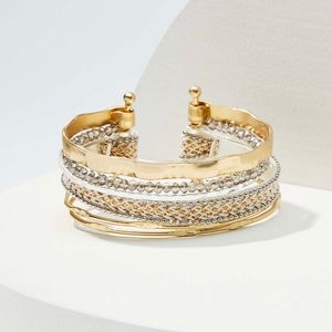 NWT LOFT Mixed Media Cuff Bracelet